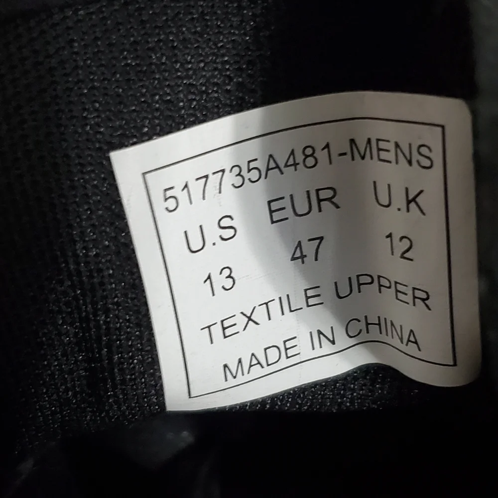 Levi's Black Canvas Sneakers Mens 13